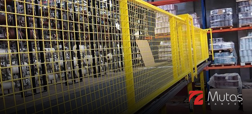 mutaş carpet, halı tazgahı, halı tezgahı raylı kapı, sürgülü kapı, halı tezgahı koruması