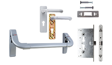 iç kilit panik bar anahtar, gömme panik bar anahtar, panikbar anahtar, elektronik sisteme uyumlu panikbar anahtar