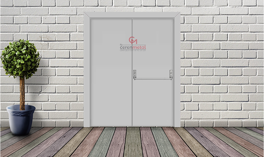 çift kanat yangın kapısı, yangına dayanıklı kapı